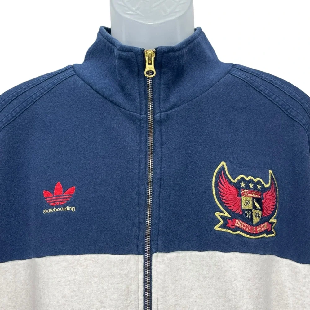 Adidas Skateboarding x‎ Primitive | Men’s XL | Zip-Up Red Blue Cream Jacket